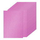 PATIKIL ダークピンク グリッターカードストックペーパー60枚 A4サイズ250gsm 長方形プレミアムスパークリーペーパークラフトカードストックペーパー...