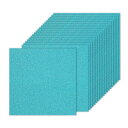 PATIKIL 20シート スカイブルー グリッターカードストックペーパー 12 x 12インチ 250gsm スクエアプレミアムスパークリーペーパークラフトカ...