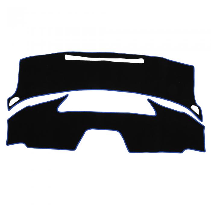 TUCKBOLD トヨタプリウスZVW55に対応 ダッシュボードマット ダッシュボードカバー センターコンソールダッシュボードカバーマット 保護マット 内装 カスタム パーツ アクセサリー インテリア 日焼け防止/映り込み防止/傷防止/ズレ防止 ブラック ブルー 1枚セット