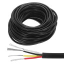 レッド黒黄白ワイヤー4ピン延長ケーブルコード電線20 AW G並列ワイヤー酸素フリー銅49フィート長さLEDストリップライト用