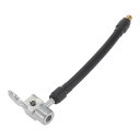A ABSOPRO タイヤインフレーターエクステンションチューブ 耐久性 7.87インチ M8x0.8 8mm ID エアポンプ延長ホースアダプター タイヤバル...