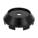 A ABSOPRO ユニバーサルホイールセンターハブキャップ 耐久性のある68mm 2.68インチ 外径 車両ハブカバー 車のアクセサリー 自動車用プラスチック ブラック