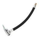 A ABSOPRO タイヤインフレーターエクステンションチューブ 耐久性 7.87インチ M8x0.8 15.5mm OD エアポンプ延長ホースアダプター タイ...