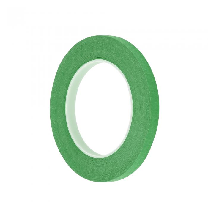 Partuto 1 Pc ペイントテープ マスキング マスターテープ 簡単に取り外し可能 グリ ーン 5000x1x0.01cm / 54.68ヤード x 0.39インチ x 140um