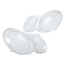 Partuto ヘッドライトレンズカバー No.A2108204961/A2108205061 車用フロントヘッドライトヘッドランプレンズクリアレンズカバー M...
