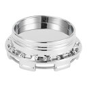 Partuto 1個 67mm 2.64" OD - ユニバーサルカーウィールハブセンターキャップ - カーSUVトラックオートハブカバー自動車用アクセサリー傷つきにくい錆びにくい - 耐久性のあるプラスチッククロームカラー