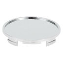 Partuto 1個76.3-mm 3.00" OD - ユニバーサルカーウィールハブセンターキャップ - カーSUVトラックオートハブカバーオートモーティブアクセサリースクラッチ耐性錆びにくい - 耐久性のあるプラスチッククロムカラー