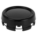 Partuto 1個79mm 3.11" OD - ユニバーサルカーウィールハブセンターキャップ - カーSUVトラックオートハブカバーオートモーティブアクセサリースクラッチ耐性錆びにくい - 耐久性のあるプラスチック光沢ブラック