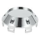 Partuto 1個59mm 2.32" OD - ユニバーサルカーウィールハブセンターキャップ - カーSUVトラックオートハブカバー自動車用アクセサリー傷つきにくい錆びにくい - 耐久性のあるプラスチッククロムカラー