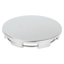 Partuto 1 Pc 68mm 2.68" OD - ユニバーサルカーウィールハブセンターキャップ - オートハブカバー自動車用アクセサリー錆びにくい - 耐久性のあるプラスチッククロムシルバートーン