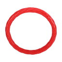 Motoforti ハンドルカバー ステアリングカバー 40.5-41.9cm 汗対策 フォーレザーラバー レッド