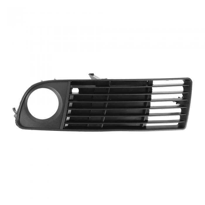 VekAuto Audiに対応A6 C5 1998-2002用1個のフォグライトグリル耐久性のあるABSブラックフロント左フロントロワーバンパーフォグライトカバー挿入物