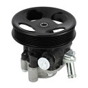 VekAuto Toyotaに対応セコイア4.7L V8 2001-2007用パワーステアリングポンプ Toyotaに対応タンドラ4.7L V8 2000-2006用一貫したアルミニウム合金シルバートーンNo.443100C030/443200C020付きプーリー