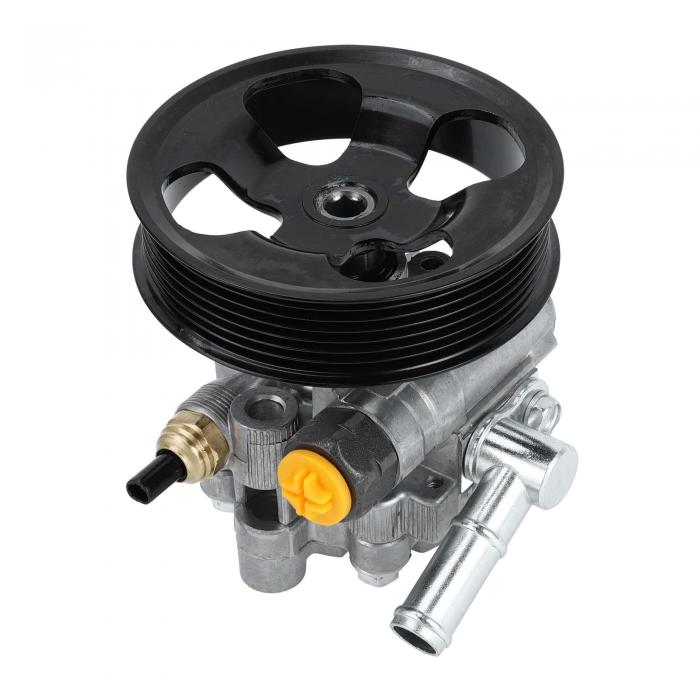 VekAuto トヨタに対応カムリV6 3.5L 2007-2011用パワーステアリングポンプトヨタに対応アバロンV6 3.5L 2005-2012用一貫したアルMINIに対応ウム合金シルバートーンNo.4431033170/4431004140プーリー付き