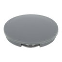 VekAuto 車輪ハブセンターキャップ62mm 2.44"OD カー用汎用耐久性ABSプラスチック グレー フロントおよびリアホイール