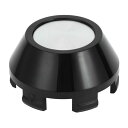 VekAuto 車輪ハブセンターキャップ64mm 2.52"OD ユニバーサル車用 耐久性のあるABSプラスチック シルバートーン ブラック フロントおよびリアホイール