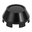 VekAuto 車輪ハブセンターキャップ64mm 2.52"OD ユニバーサル車用 耐久性のあるABSプラスチック 黒い フロントおよびリアホイール