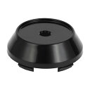 VekAuto 車輪ハブセンターキャップ65mm 2.56"OD ユニバーサル車用 耐久性のあるABSプラスチック ブラック フロントおよびリアホイール