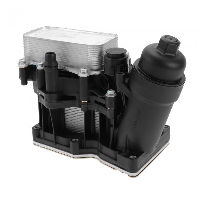 INFINAUTO エンジンオイルクーラーオイルフィルターハウジングアダプターアセンブリ BMWに対応 X3 X5 328d用のオイルクーラーNo.11428507697/11-42-8-507-697 アップグレードされたアルミニウム合金シルバートーン 1個