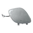 ACROPIX Mercedesに対応 ベンツCクラスW205 2014 2018用フロントサイドカーバンパートウフックカバー トウカバーキャップダーク シルバ...