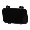 ACROPIX BMWに対応 1シリーズE81 E87 2007 2011用フロント右側の助手席用カーバンパートウフックカバー タウカバーキャップ ブラックサファイア 1個