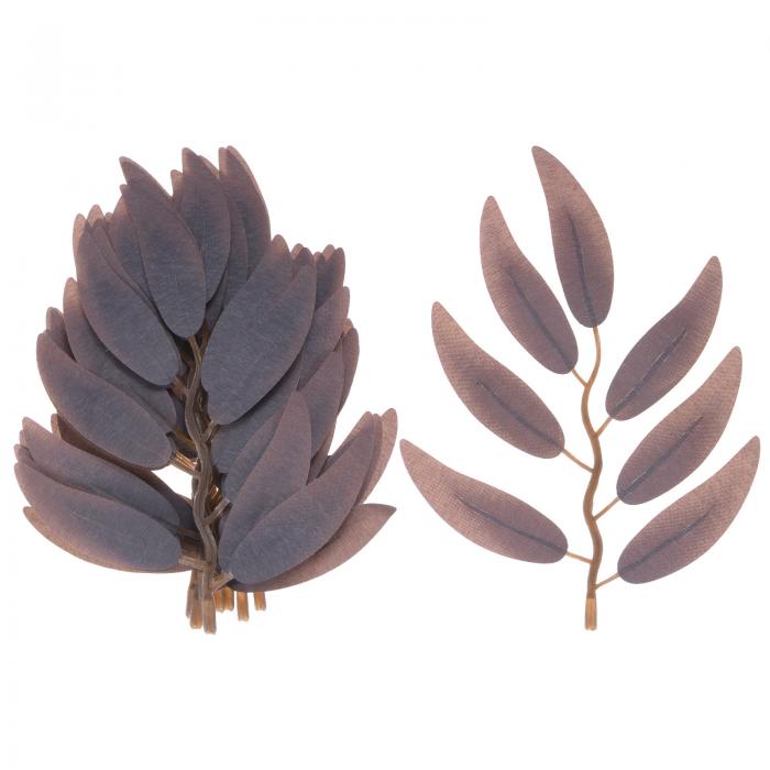 M METERXITY 100パック 人工ウィローリーブ ブーケ/ウェディング/リース/装飾用 人工フェイクウィロー..