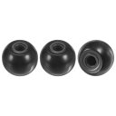 M METERXITY 3個入りのねじ込み式ボールノブ M5女性用スレッド16mm直径の熱硬化性ボールノブ 旋盤/機械/芝刈り機用 ラウンドフェノールレバーハン...