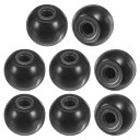 M METERXITY 8個入りのねじ込み式ボールノブ M5女性用スレッド16mm直径の熱硬化性ボールノブ 旋盤/機械/芝刈り機用 ラウンドフェノールレバーハン...