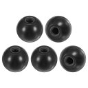 M METERXITY 5個入りのねじ込み式ボールノブ M12メスねじ40mm直径。旋盤/機械/芝刈り機用の熱硬化性ボールノブ 円形フェノールレバーハンドル[黒...