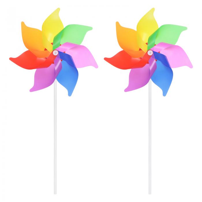 【期間限定10％OFF】MMETERXITY 2セット 風見鶏 - 15.9" 庭や庭園用の風車 庭の装飾/屋外の庭の装飾/裏..