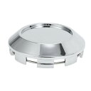 Hihaha ホイールセンターキャップ 汎用 車 /リムカバーハブキャップ スナップイン プラスチック外径76mm/2.99" 1個 クロム シルバートーン