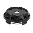 VekAuto 車輪ハブセンターキャップ64mm 2.52" ODセンターハブカバー 車両およびトラック用 擦り傷に強いスタイリッシュなデザイン ABSプラスチック ブラック
