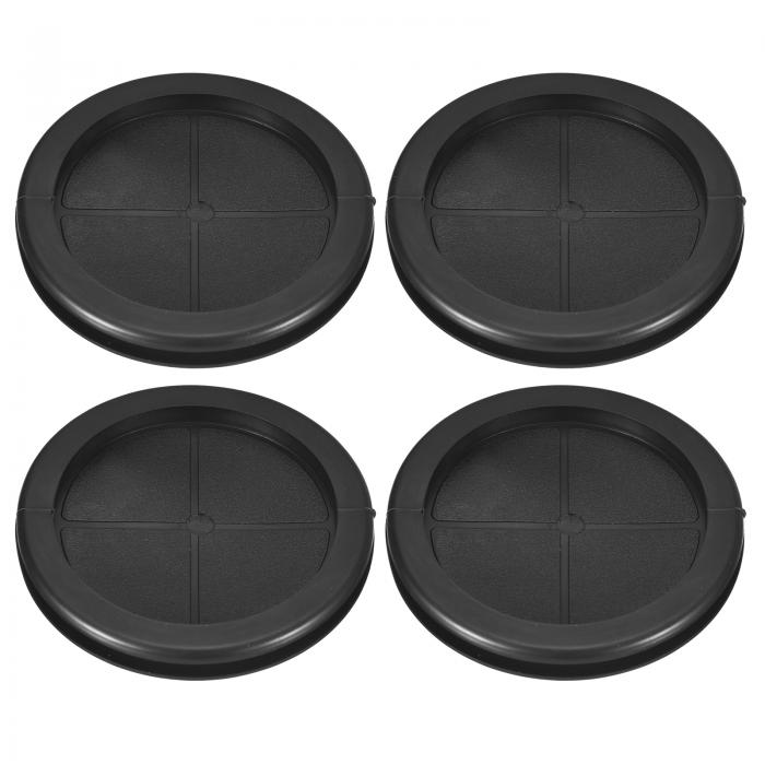 【期間限定10％OFF】4個のゴムグロメット 3-4/8"（90mm）ドリル穴 3-1/4"（80mm）ID 両面穴プラグリン..