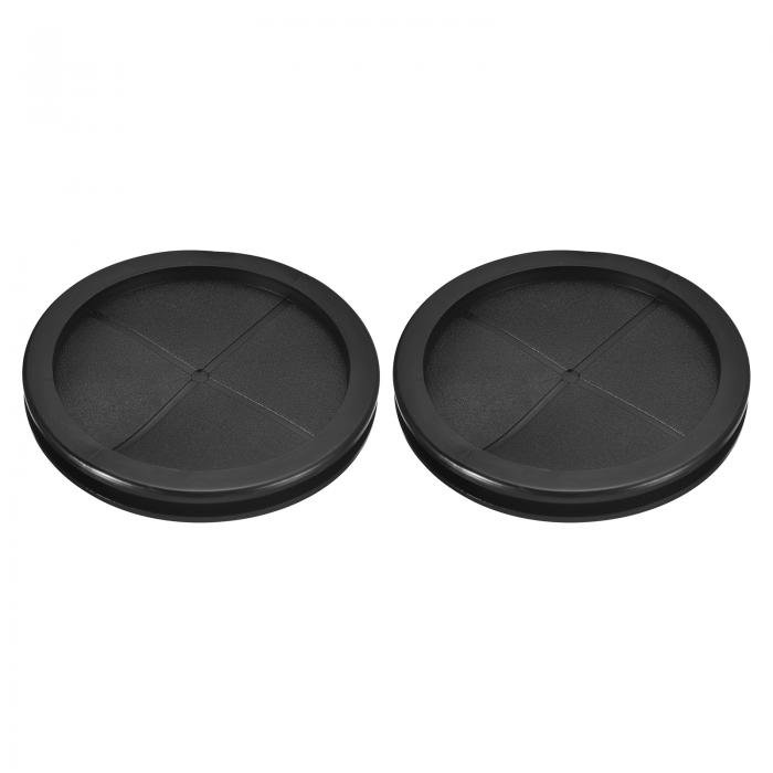 【期間限定10％OFF】2個のゴムグロメット 4-6/8"（120mm）ドリル穴 4-1/4"（110mm）ID 両面穴プラグリ..