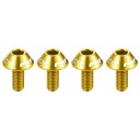 X AUTOHAUX 4個セット M5x12mm ボトルケージ用ボルト スクリュー マウンテンロードBMX MTBバイク 自転車用ウォーターボトルケージ 六角ボ...
