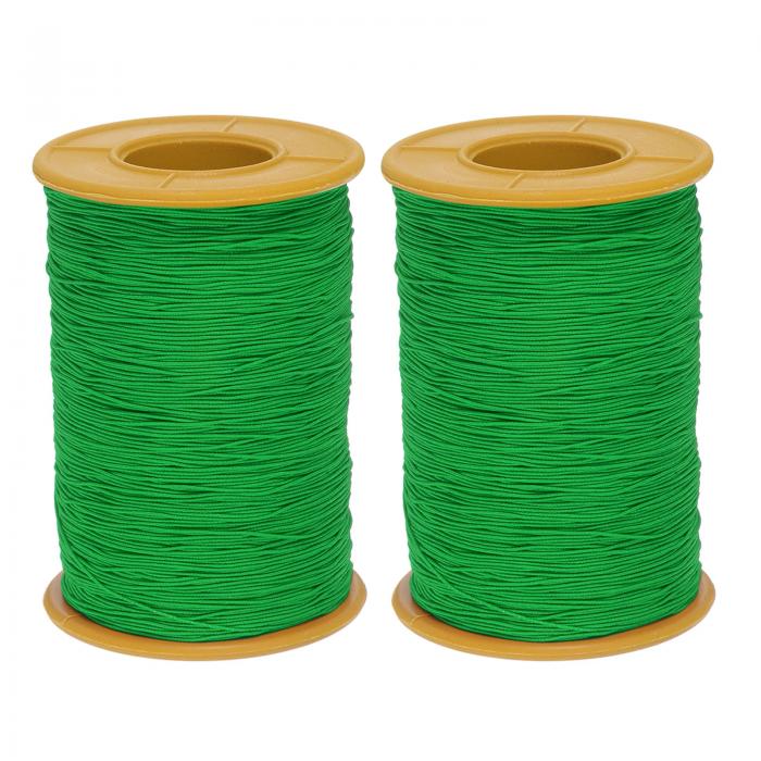 2個 エラスティック縫い糸 547ヤード 0.5mm厚さ ラテックス製 テーラリングクラフト縫い糸 手縫い ギャ..