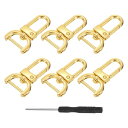 6個のスイベルク ラスプフック 19mm(3/4