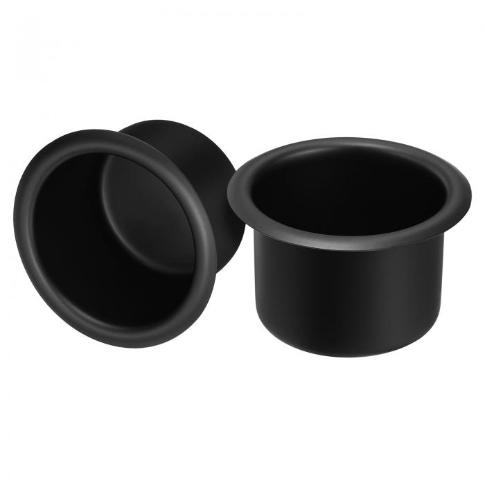 2個 アルミ製ドロップインカップ 2.48"×4" ドリンク缶ホルダー ポーカーテーブルカップホルダー インサ..