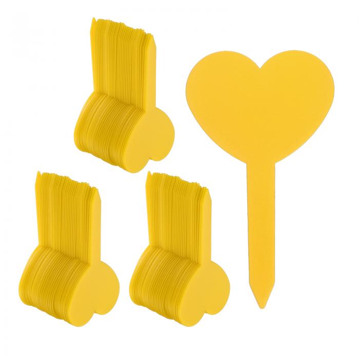 200個のプラスチック植物ラベル3.26" x 1.97"再利用可能な防水＆耐日性のあるガーデンタグ なえぎ ハー..