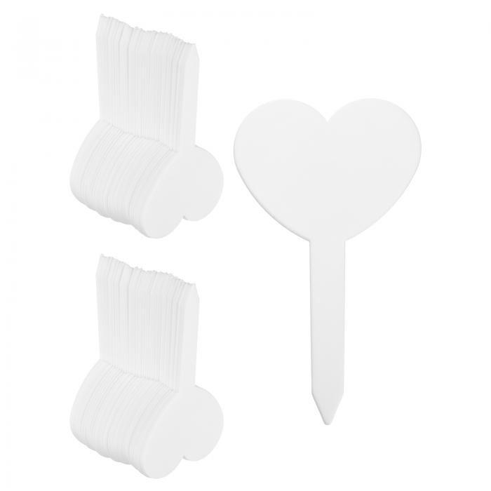 150個のプラスチック植物ラベル3.26" x 1.97" 再利用可能で防水＆耐日性のあるガーデンタグ なえぎ ハ..