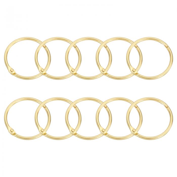 シャワーカーテンリング 20個 - 炭素鋼製ラウンドスナップシャワーカーテンフック 1.5インチ ルーズリ..