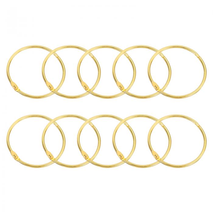 シャワーカーテンリング 20個 - 炭素鋼製ラウンドスナップシャワーカーテンフック 3インチ ルーズリー..