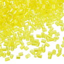 1400個 ガラスビューグルビーズ 1.9x1.5mm チューブミニロースガラスシードスペーサービーズ DIYイヤリング ネックレス ブレスレット 宝石メイキン...