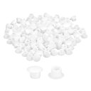300個 ねじ穴プラグ 8mm(5/16インチ)直径 プラスチック製ラウンドボタンプラグ 家具キャビネット用 スナップインロック穴カバー フラッシュタイプキャッ...