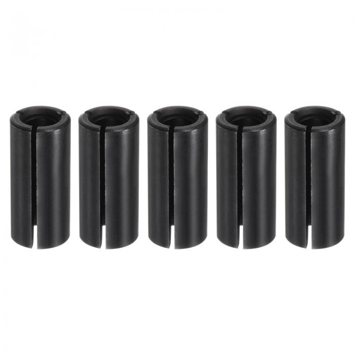 5個 コレットアダプター 12.7 mm - 6.35 mm ダイグラインダーチャックドライバーアダプター CNC 彫刻ビットルーターコンバーター CNC 工作機械用