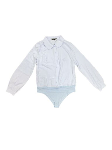 Allegra K レディース ピーターペンカラー ボタンアップ 長袖 ビジネス ワークシャツ ブラウス ライトブルー S Allegra K レディース ピーターペンカラー ボタンアップ 長袖 ビジネス ワークシャツ ブラウス ライトブルー S