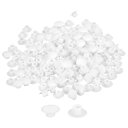 500個 ねじ穴プラグ 6mm(1/4インチ)直径プラスチック丸いボタンプラグスナップインロッキングホールカバーフラッシュタイプキャップ 家具キャビネット用 ホ...