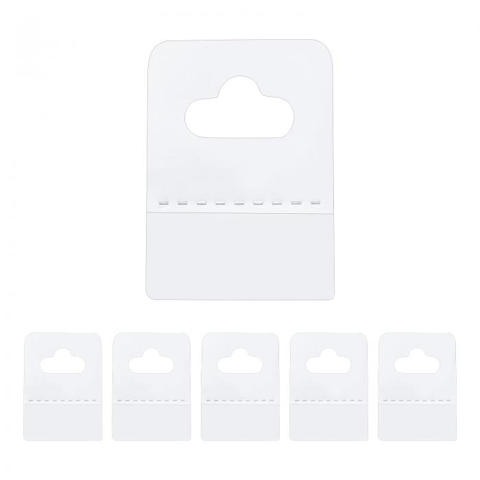 200個入りクリア粘着性ハングタブ 1.38"長×0.98"幅のスロット穴付き自己粘着性ハングタブ 販売商品店舗..