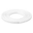 ボーン用ボーン 1本入り10ヤード8mm - ポリエステル製の縫い通し低密度コルセットボーン ウェディングドレス 花嫁ガウン用(ホワイト)