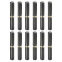 バ レルヒンジ溶接 100x15.5 mm (LxD) 炭素鋼 溶接可能 取り外し可能 バ レルヒンジ 金属ゲートスイングドアトレーラーランプ用 8 mmピン外径 12個